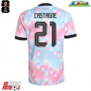 Bélgica Timothy Castagne #21 Segunda Equipación Mundial 2026 Manga Corta